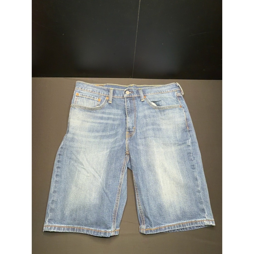 Levi's 541 Athletic Fit Denim Shorts Men's W34 Blue Medium Wash Jean Shorts
